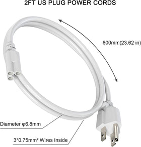 JESLED heavy-duty 18AWG extension cord with copper core for dependable lighting