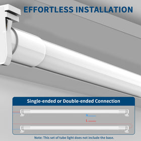 JESLED double-ended wiring supports flexible installation.