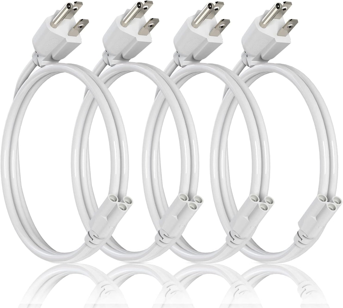 JESLED T8/T5 2ft cord assembly for easy power access in garages
