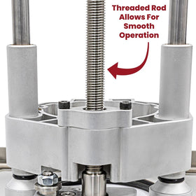 JessEm Rout-R-Lift 3.5XT lift mechanism in action delivering smooth height adjustment.