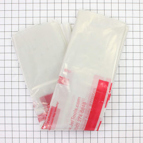 Jet 20inch clear plastic bag shows contents for quick bag checks during dust collection