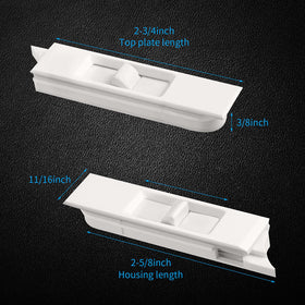 Jetec left and right tilt latches for secure window replacement.