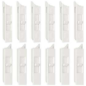 Jetec white tilt latch pair with snap-in design for quick window repair.