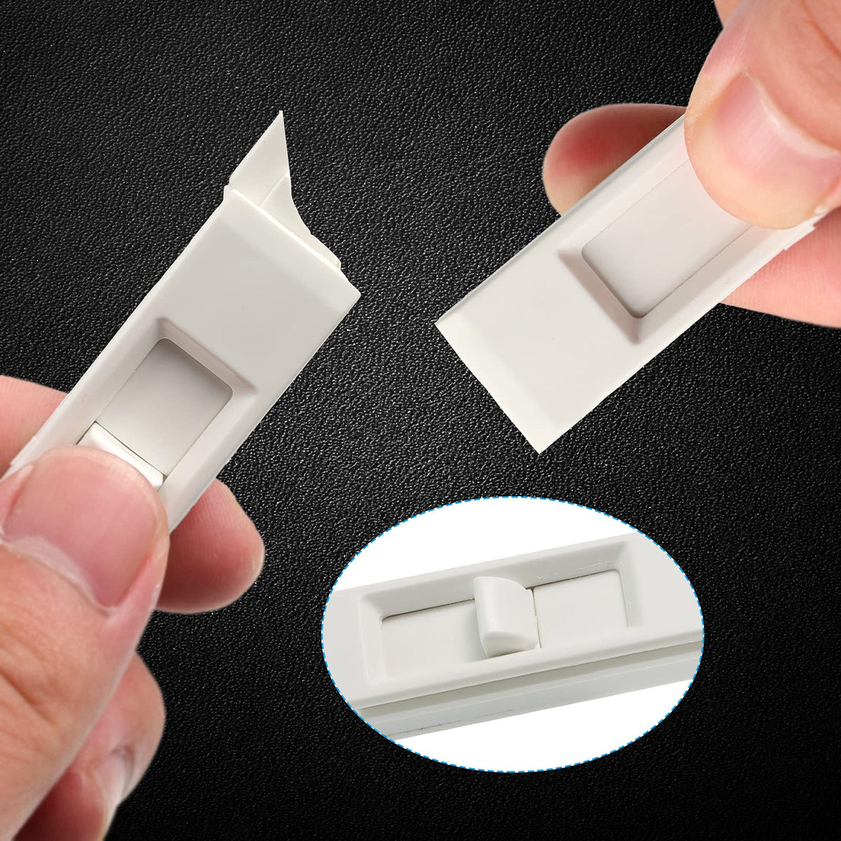 Jetec tilt latch fits single- and double-hung windows.