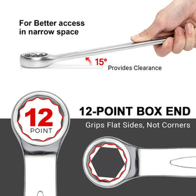 Jetech 32mm wrench in chrome vanadium steel for durability