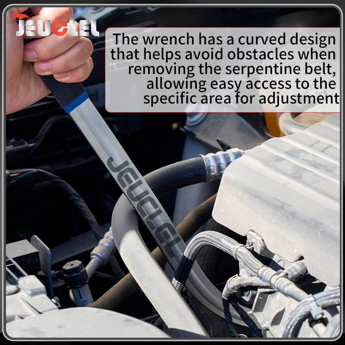 JEUCLEL 12-point adapters 12-19mm kit for common vehicle fasteners