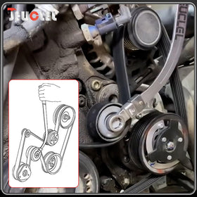 JEUCLEL belt tensioner pulley remover ready for replacement