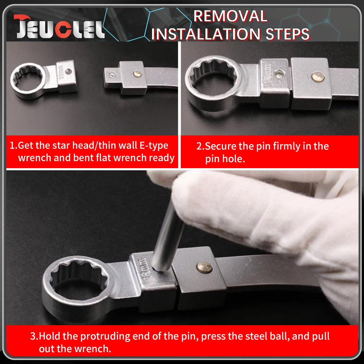 JEUCLEL high temperature treated steel for durability
