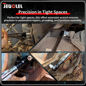 JEUCLEL offset extension wrench manual torque up to 74 ft-lbs