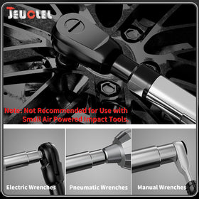 JEUCLEL offset extension wrench tungsten shaft delivers durability and torque