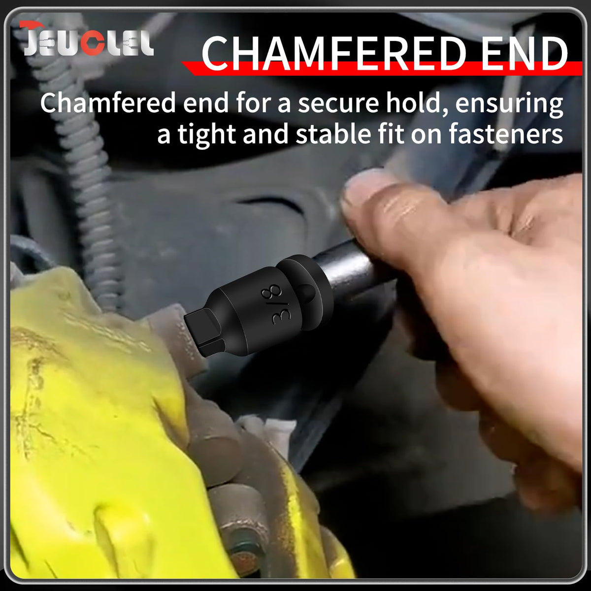 JEUCLEL premium CR-MO steel highlights durability and long life.
