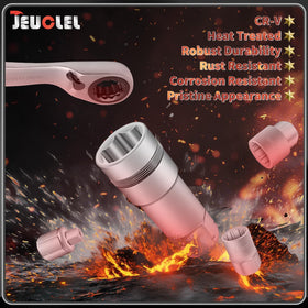 JEUCLEL adapter 38inch enables versatile connections for go-through sockets.