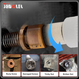 JEUCLEL chrome-vanadium torx bits offer durable performance for frequent repairs.