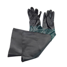 Jewboer gloves black and green color for durable protection