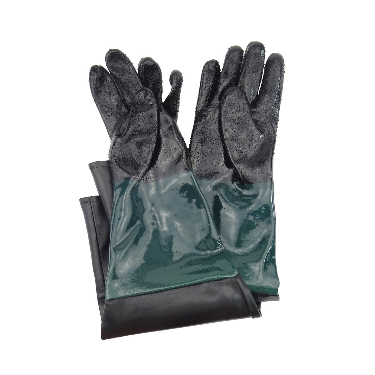 Jewboer sandblast gloves full-length for cabinet use and protection