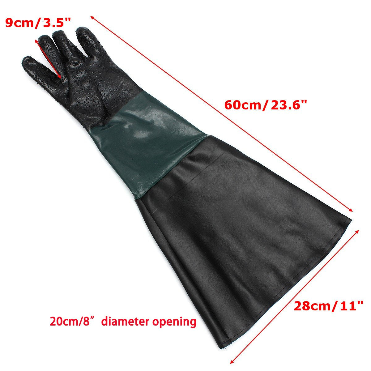 Jewboer gloves 8-inch opening for easy access and comfort