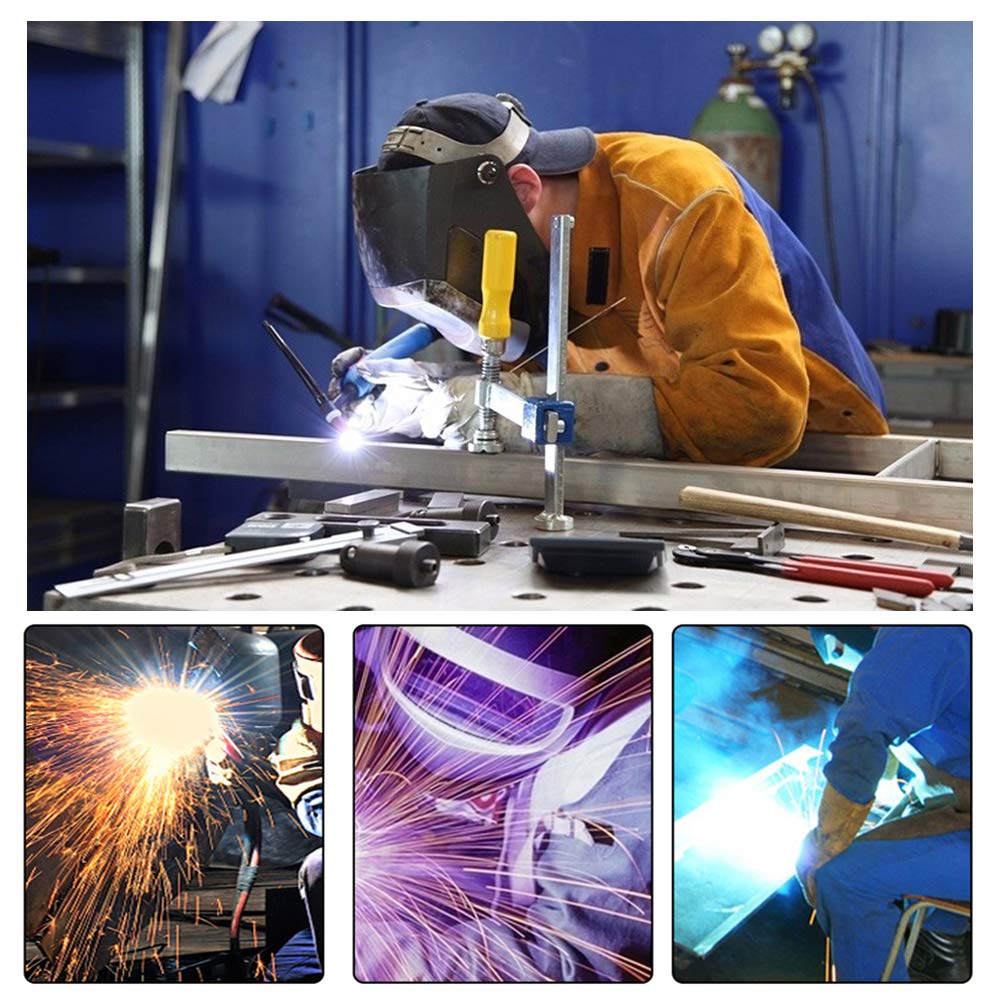 Jewboer splash-proof protection for welding spatter during metalwork tasks.