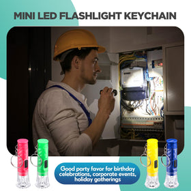 Jexine mini flashlight keychains ready for gifting or daily carry