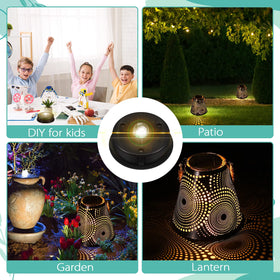 Jeyiour 12-pack solar tops provide quick replacements for multiple lanterns
