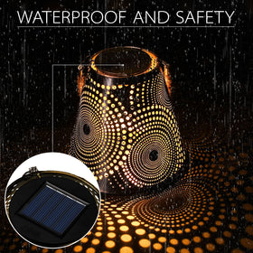 Jeyiour lantern top automatic switch charges by day and lights at night
