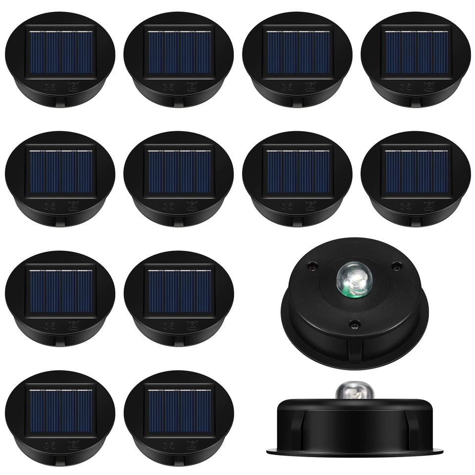 Jeyiour solar top size details fit most lanterns for quick, clean replacements