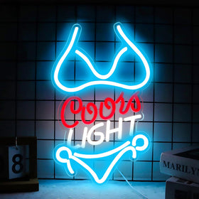 JFLLamp Drinks neon sign for wall decor adds bar-level ambiance.
