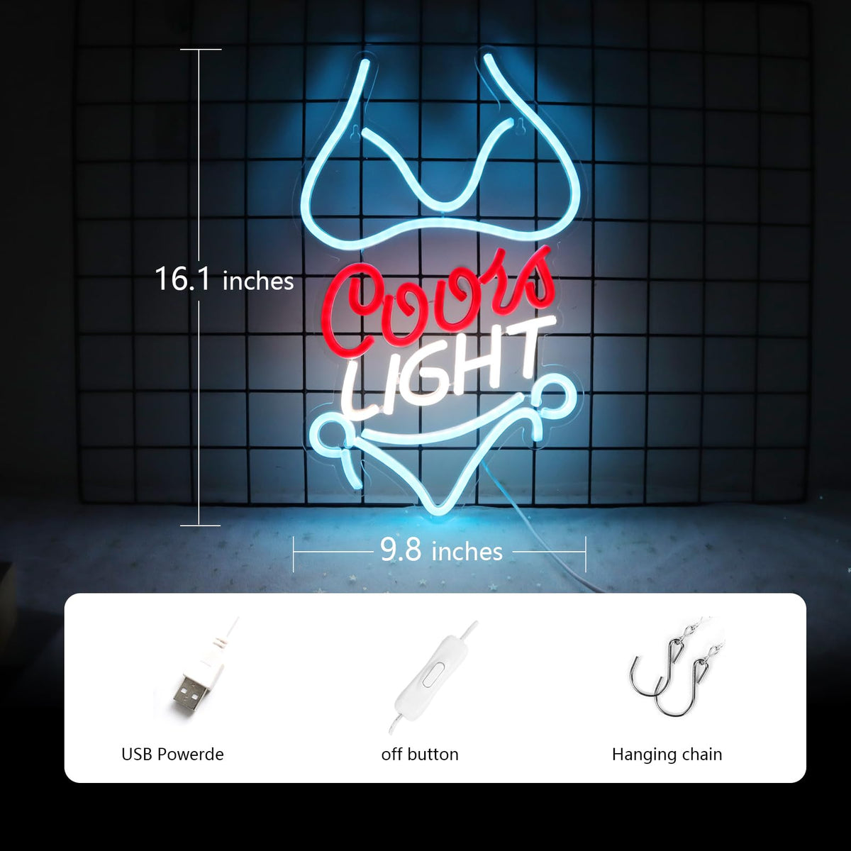 JFLLamp neon lights are cool to the touch for safe spaces.