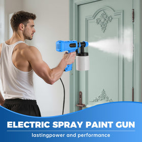 JFTOOIS HVLP spray system delivers ultra-fine atomization for flawless walls