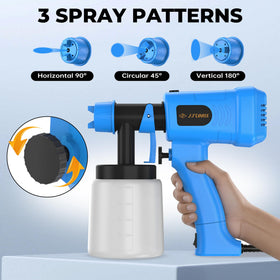 JFTOOIS lightweight ergonomic handle enables comfortable painting sessions