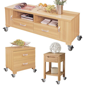 JGJC heavy-duty casters support up to 360 lbs per set.