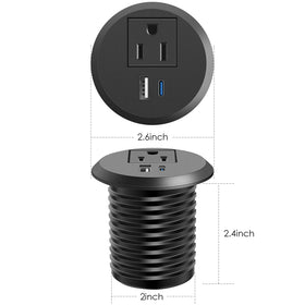Jgstkcity 6-ft cable keeps your desk setup neat and reachable.
