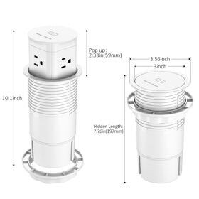 Jgstkcity pop-up outlet ETL-listed for safety and reliability.