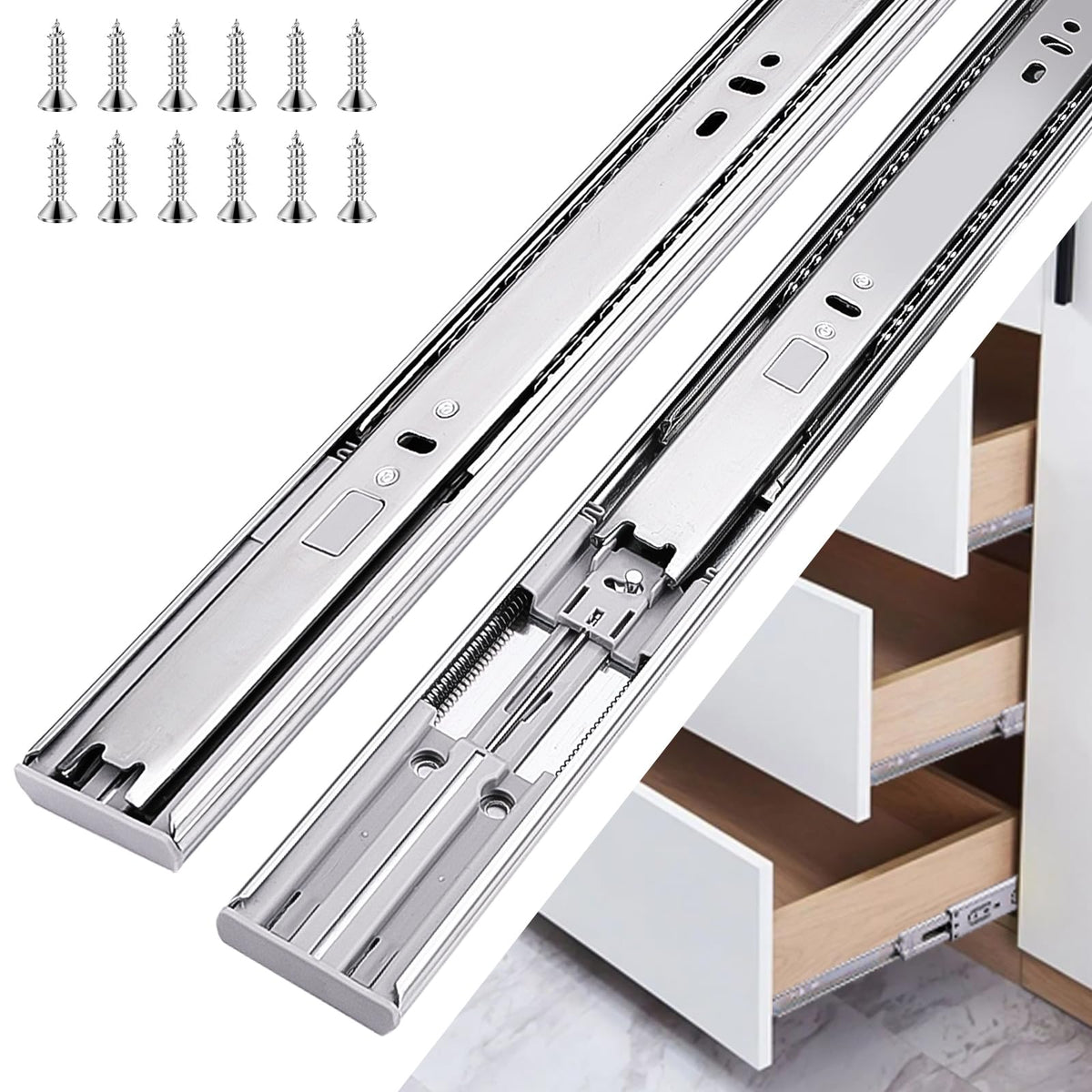 Compatible with multiple depths for flexible drawer upgrades.
