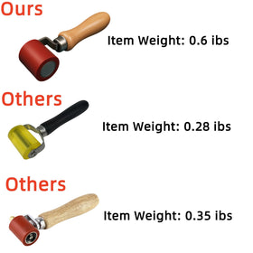 JIADING seam roller with wooden handle for comfortable, extended use