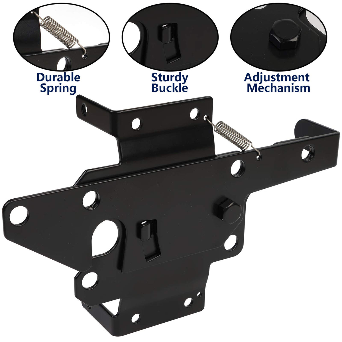JIAHOO black finishing latch for durable outdoor use.