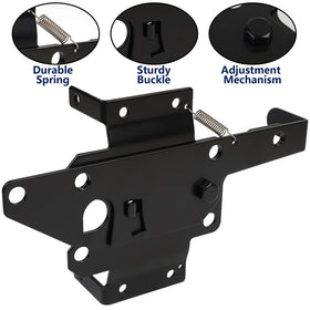 JIAHOO black finishing latch for durable outdoor use.