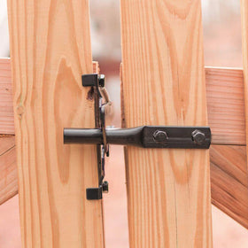 Mounts on left or right side for flexible gate setup