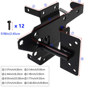 JIAHOO versatile latch fits pools, yards, and gates.