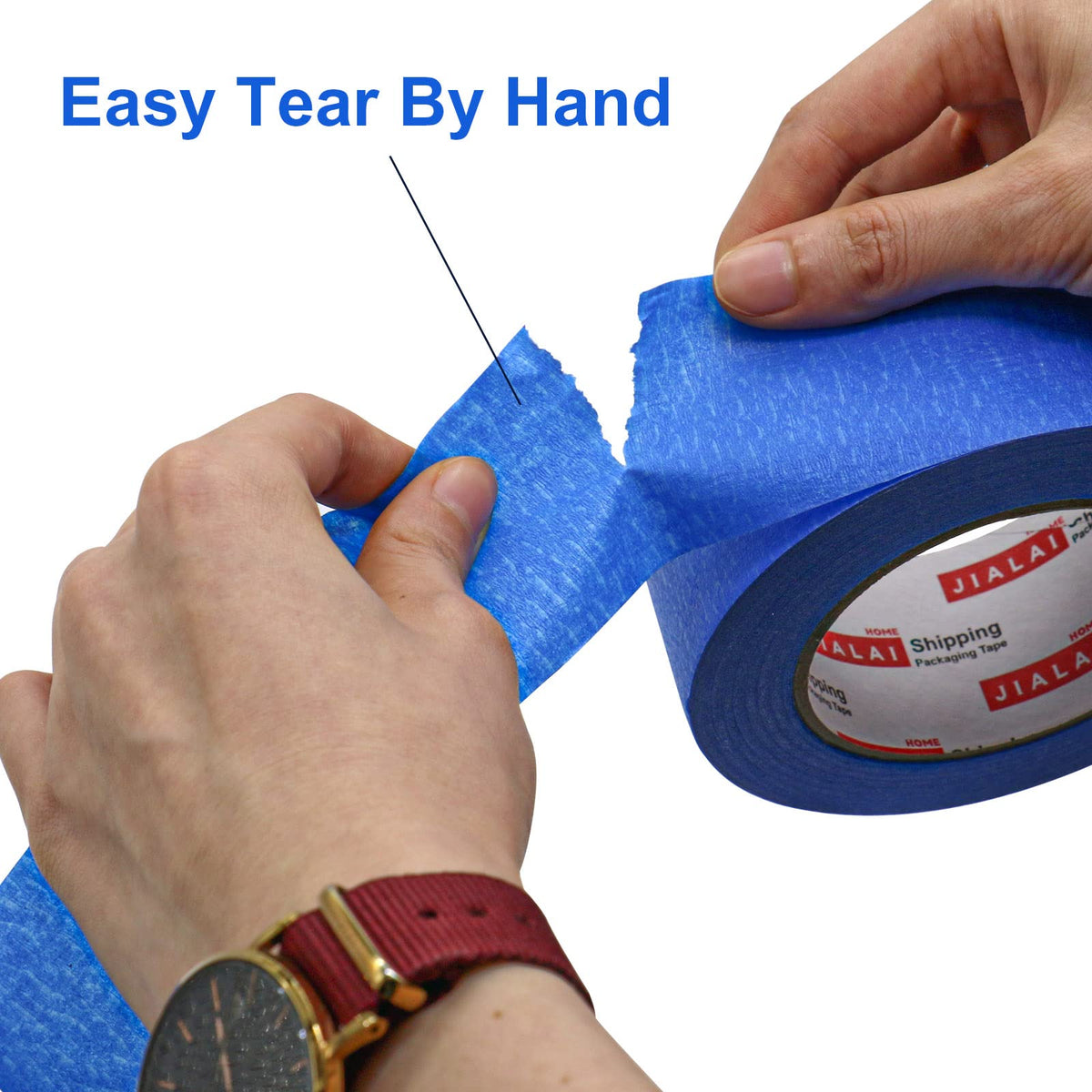 JIALAI HOME painter's tape adhesion resists moisture and UV glare