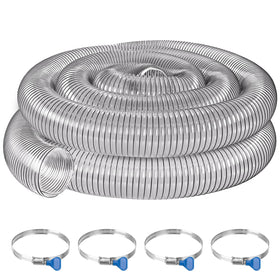 JIANBENKJ 4in dust hose clear view lets you monitor airflow easily.