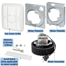 JIANBENKJ BKR60 grille component with secure fit and clean appearance.
