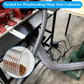 JIANBENKJ clear PVC fume hose illustrating airflow visibility