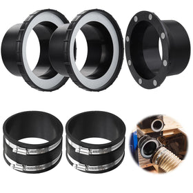 JIANBENKJ magnetic dust-collector-duct-connector securely joins 4-inch hoses for efficient dust control.