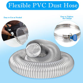 JIANBENKJ puncture-resistant PVC hose endures sharp wood chips