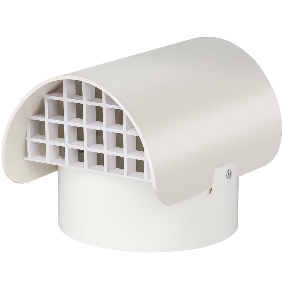 JIANBENKJ PVC vent cap on roof top protects vent from rain and debris.