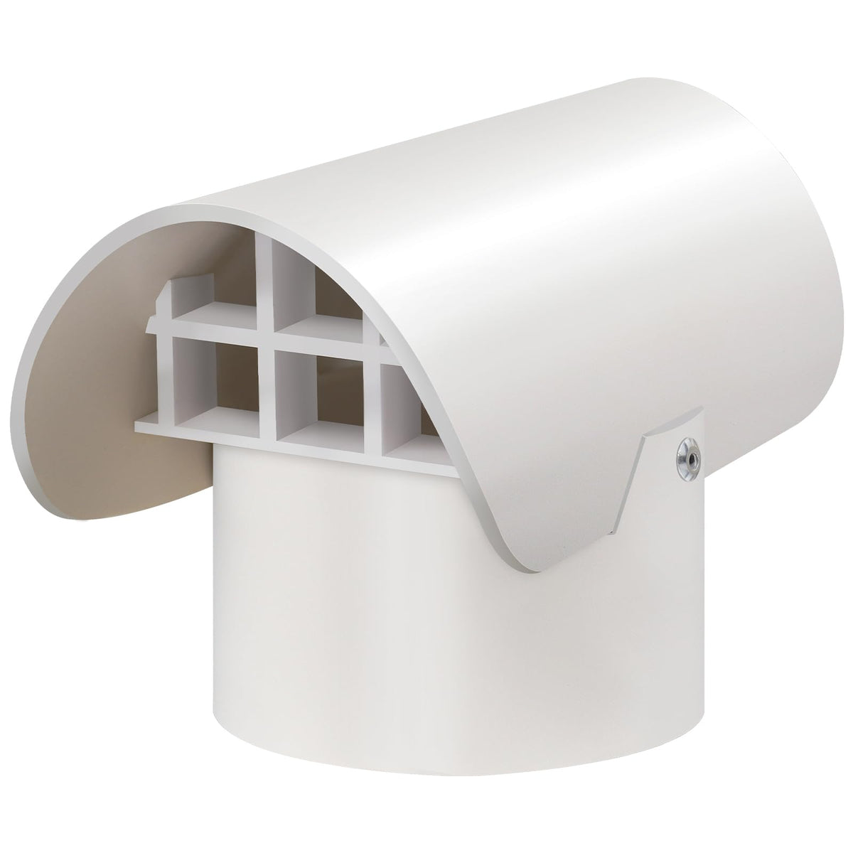 JIANBENKJ radon cap top view protecting the vent and airflow