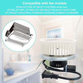 JIANBENKJ replacement motor in use restores airflow in NuTone bath fan