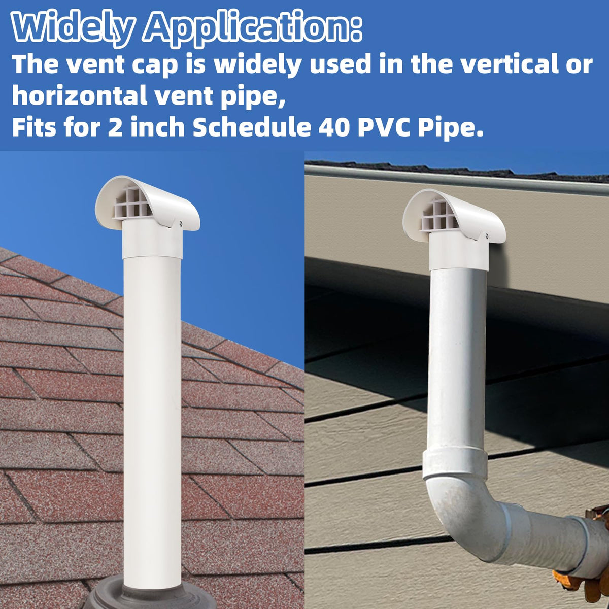 JIANBENKJ vent cap on roof installation protects against weather