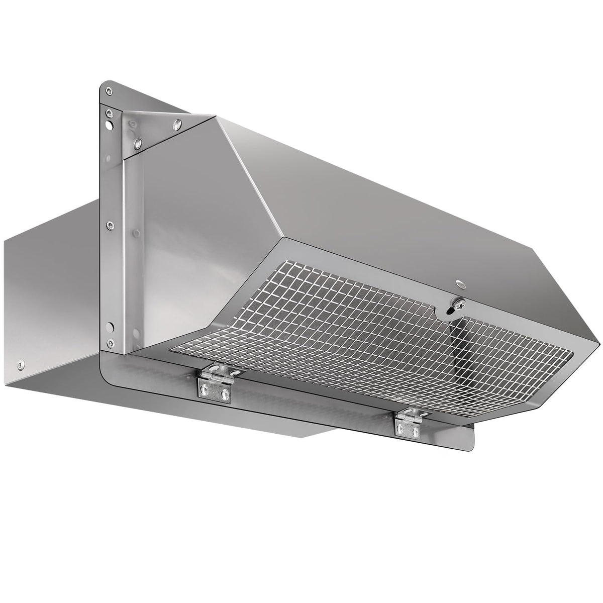 JIANBENKJ wall vent cap for microwave exhaust with damper keeps outdoor weather out