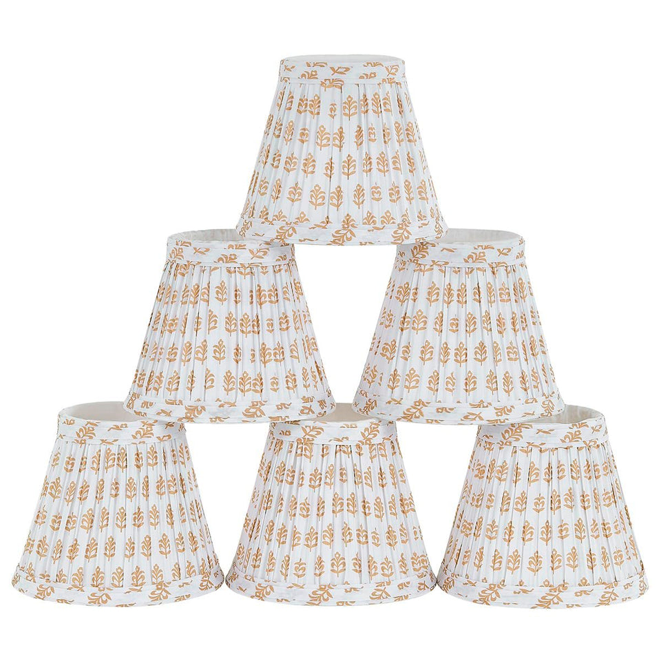 JIAOGEPENGYOU chandelier shades clip-on six-pack adds style and diffuses warm light